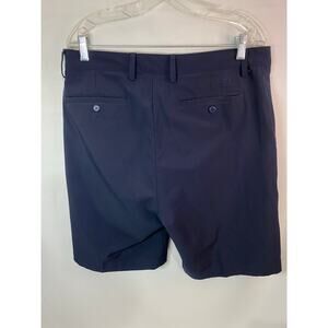 Footjoy Golf Chino Shorts Mens Size 34 Navy Blue Stretch Performance 10' inseam